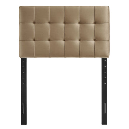 Lily Stain-Resistant Performance Velvet Twin Size Headboard by Modway