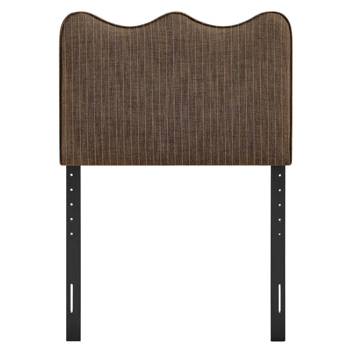 Athena Striped Fabric Upholstered Twin Size Headboard by Modway