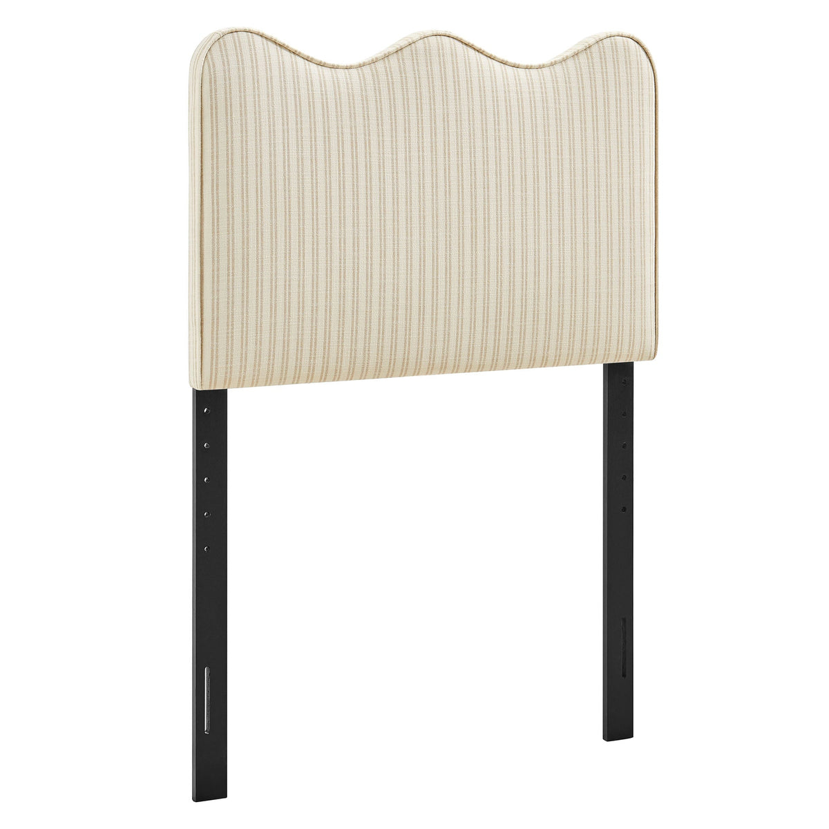 Athena Striped Fabric Upholstered Twin Size Headboard by Modway