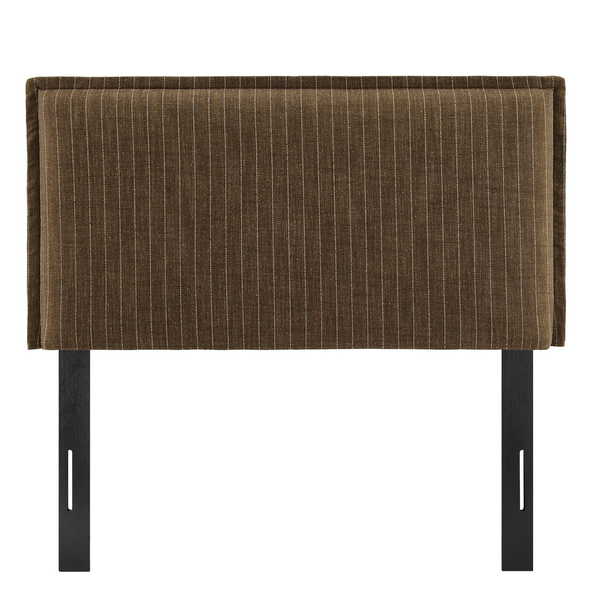Camille Striped Linen Blend Twin Size Headboard by Modway