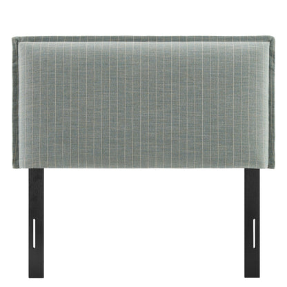 Camille Striped Linen Blend Twin Size Headboard by Modway