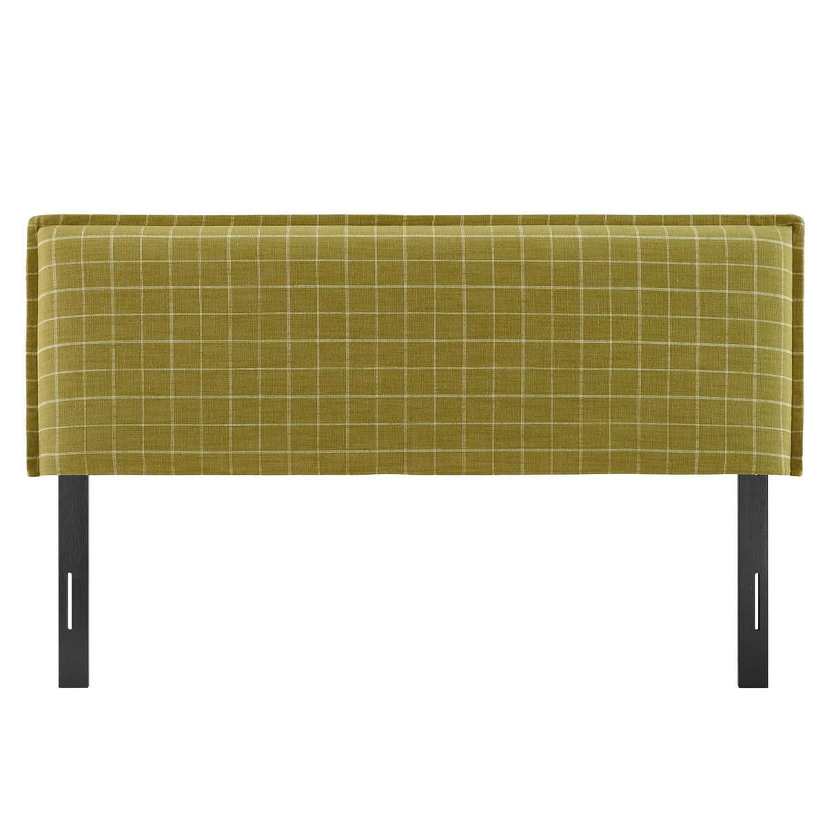 Camille Checkered Linen Blend Full Size Headboard by Modway