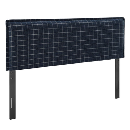 Camille Checkered Linen Blend Full Size Headboard by Modway