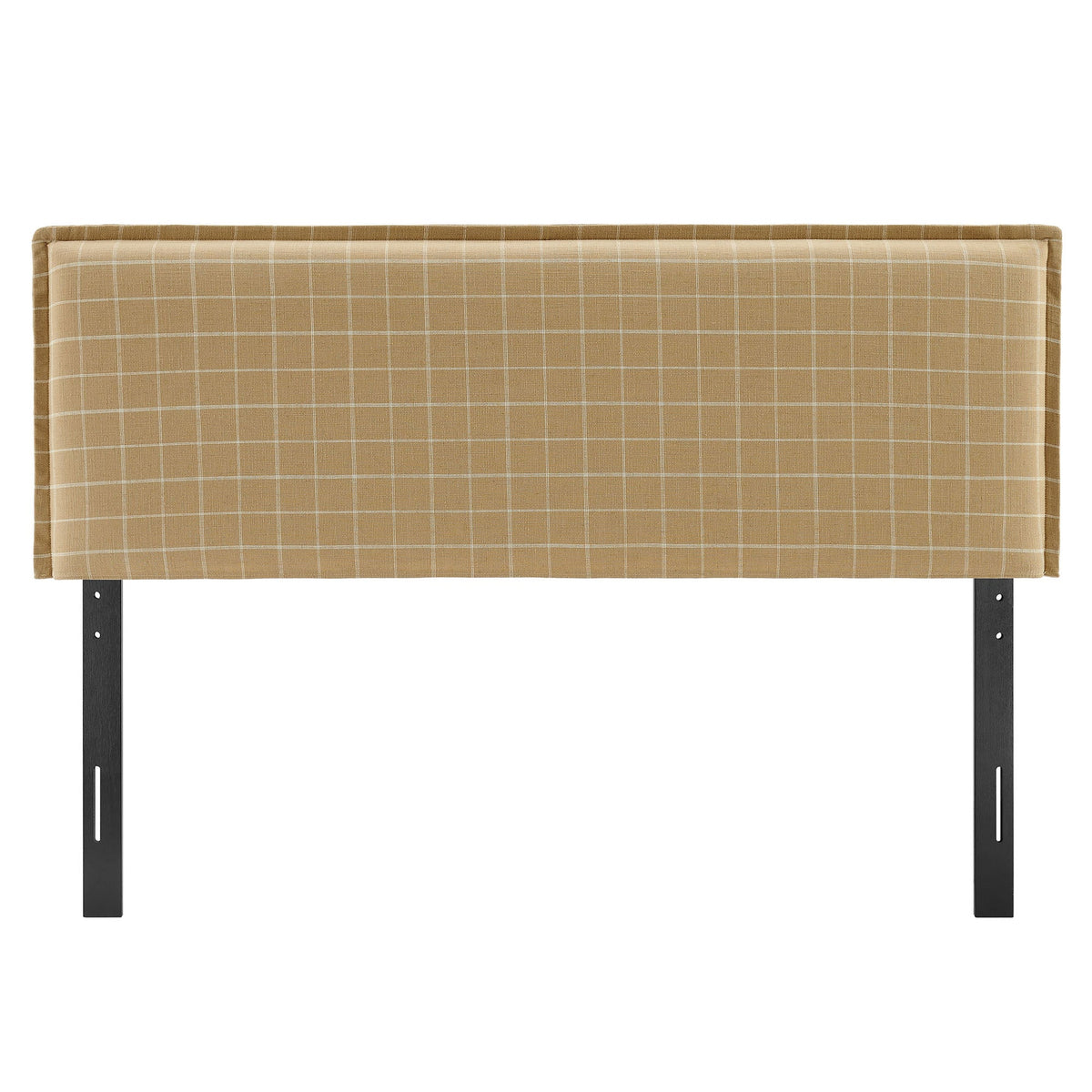 Camille Checkered Linen Blend Full Size Headboard by Modway