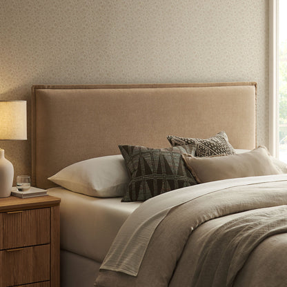 Camille Upholstered Linen Blend Queen Size Headboard by Modway