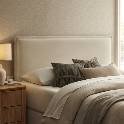 Camille Upholstered Linen Blend Queen Size Headboard by Modway