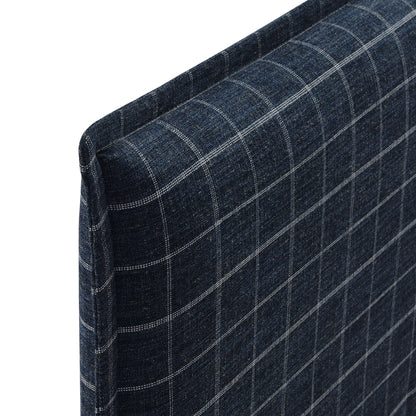 Camille Checkered Linen Blend King Size Headboard by Modway