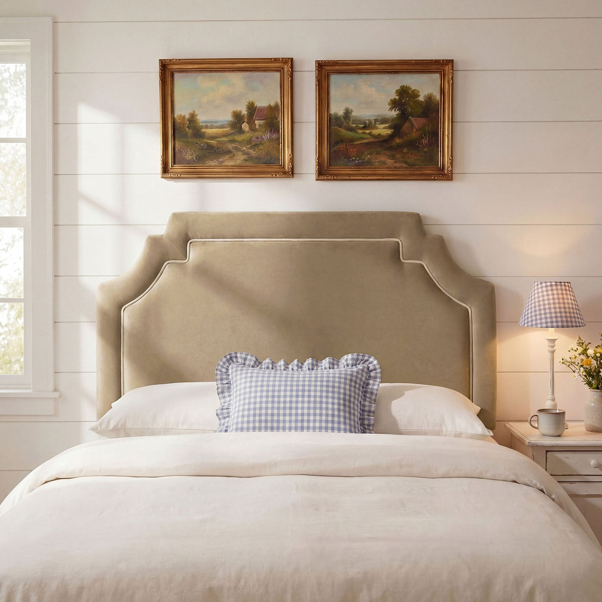 Magnolia Stain-Resistant Performance Velvet Full Size Headboard by Modway