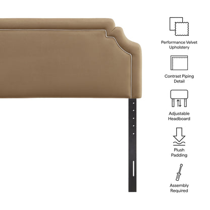 Magnolia Stain-Resistant Performance Velvet Queen Size Headboard by Modway