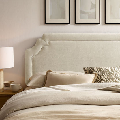 Magnolia Upholstered Fabric Queen Size Headboard by Modway