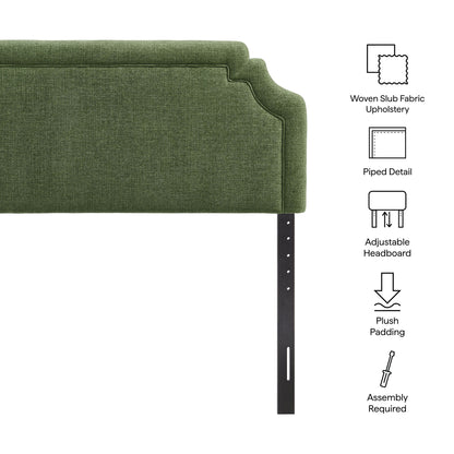 Magnolia Upholstered Fabric Queen Size Headboard by Modway
