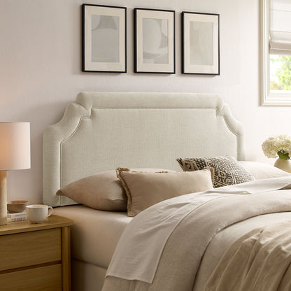 Magnolia Upholstered Fabric King Size Headboard by Modway