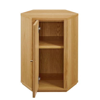 Kade Faceted Wood Side Table by Modway