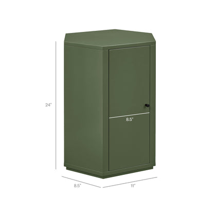 Kade Faceted Semi-Gloss Side Table by Modway