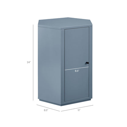 Kade Faceted Semi-Gloss Side Table by Modway