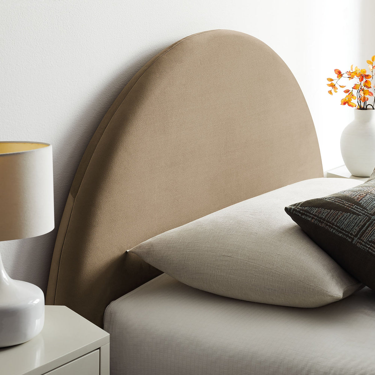 Resort Twin Arched Performance Velvet Storage Platform Bed Frame by Modway