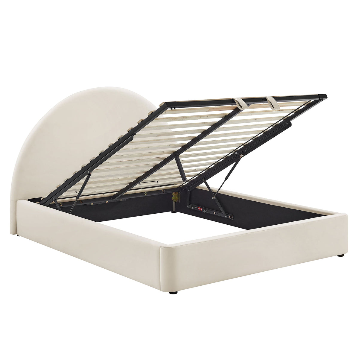 Resort Full Arched Performance Velvet Storage Platform Bed Frame by Modway