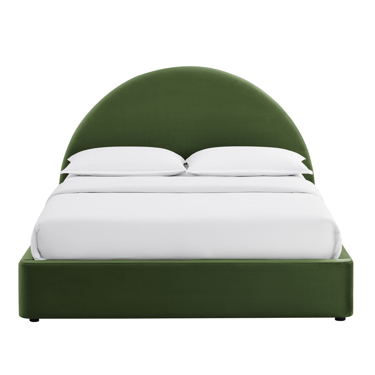 Resort Full Arched Performance Velvet Storage Platform Bed Frame by Modway
