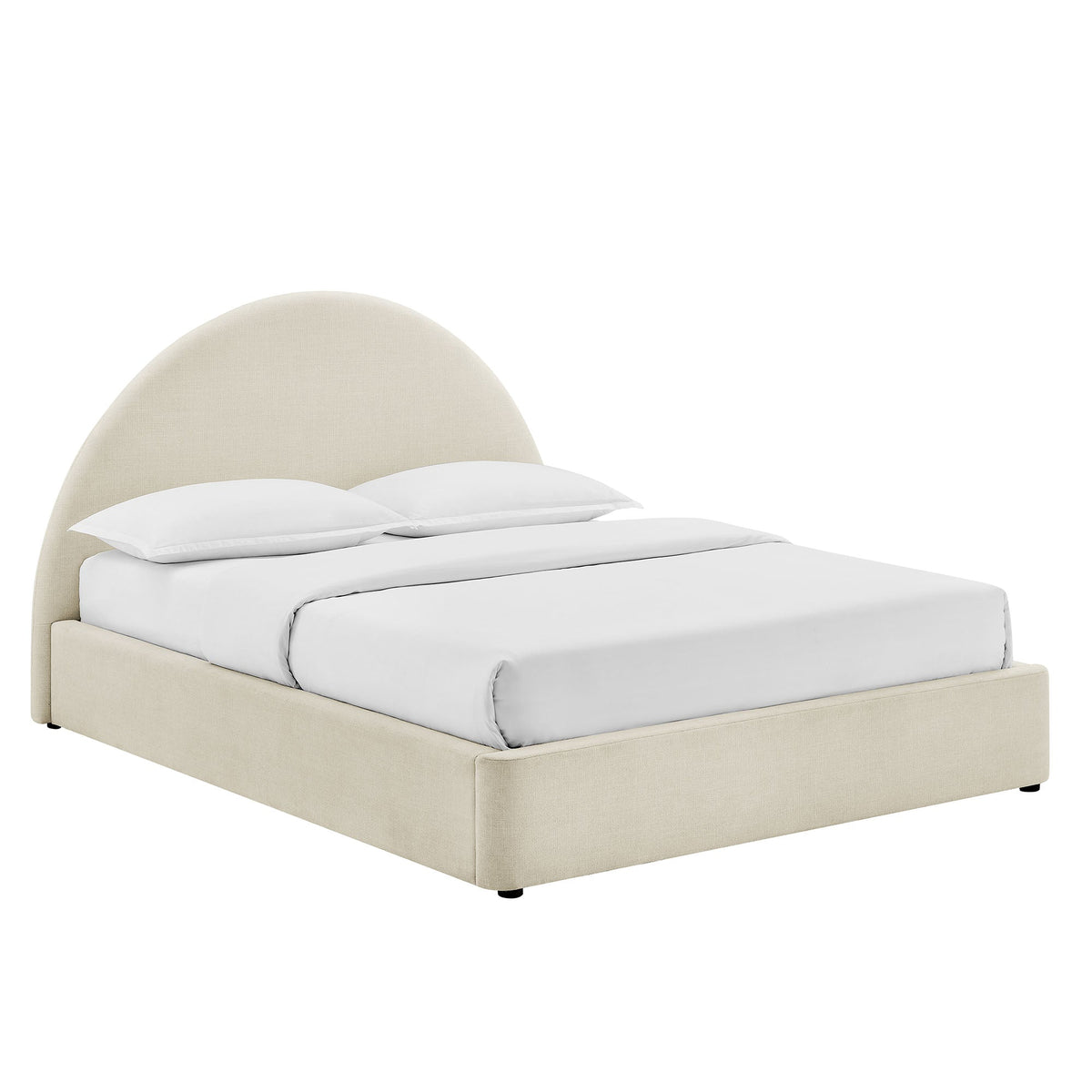 Resort Full Arched Upholstered Fabric Storage Platform Bed Frame by Modway