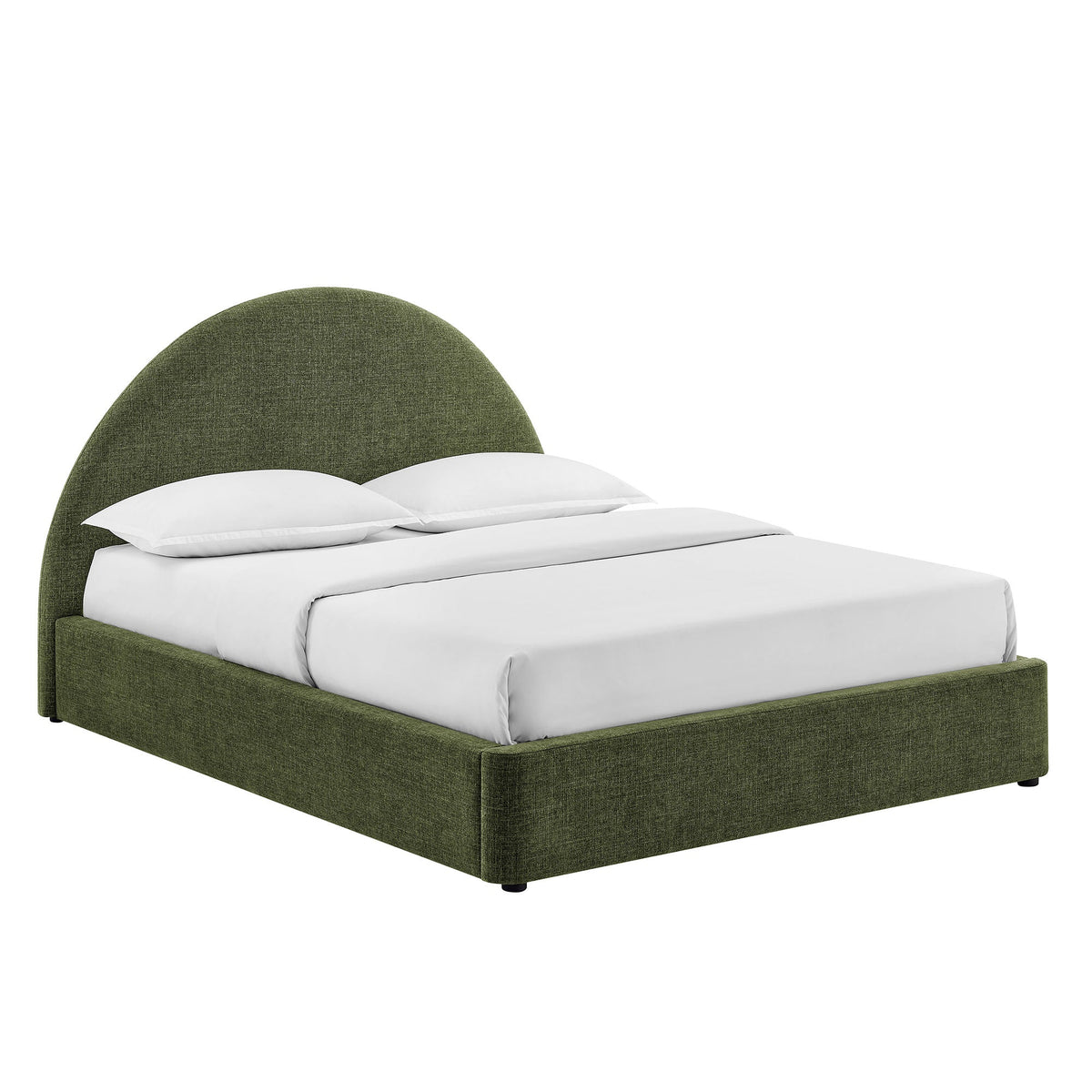 Resort Full Arched Upholstered Fabric Storage Platform Bed Frame by Modway