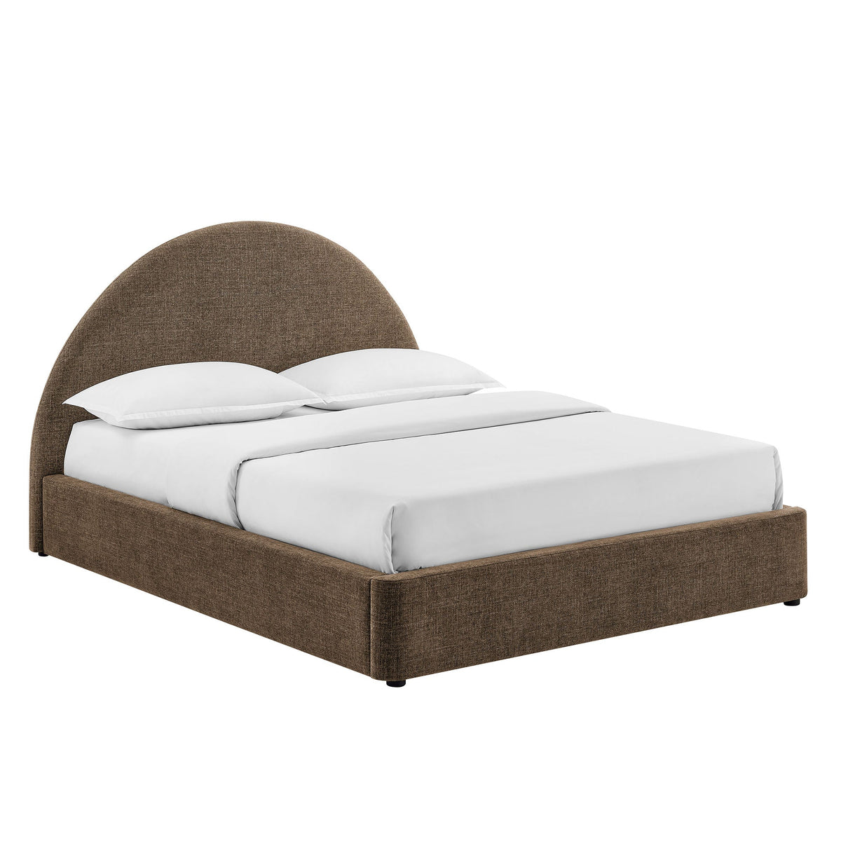 Resort Full Arched Upholstered Fabric Storage Platform Bed Frame by Modway