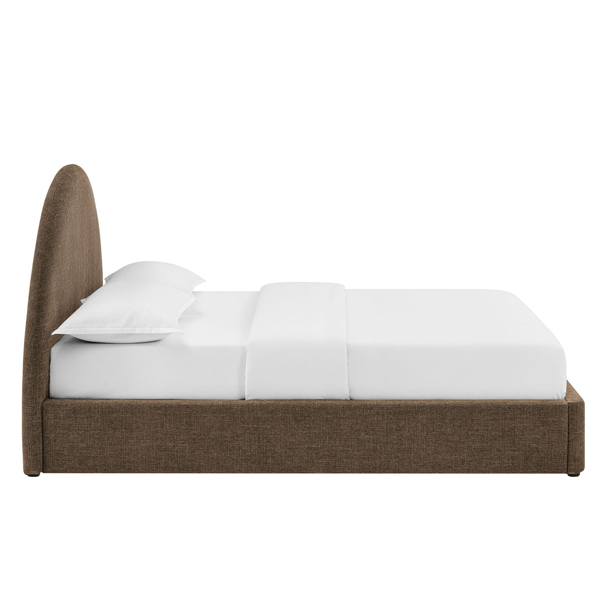 Resort Full Arched Upholstered Fabric Storage Platform Bed Frame by Modway