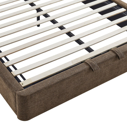 Resort Full Arched Upholstered Fabric Storage Platform Bed Frame by Modway
