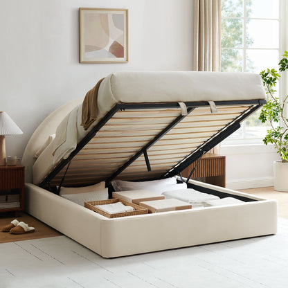 Resort Queen Arched Performance Velvet Storage Platform Bed Frame by Modway