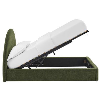 Resort Queen Arched Upholstered Fabric Storage Platform Bed Frame by Modway