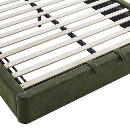 Resort Queen Arched Upholstered Fabric Storage Platform Bed Frame by Modway