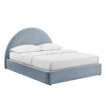 Resort Queen Arched Upholstered Fabric Storage Platform Bed Frame by Modway