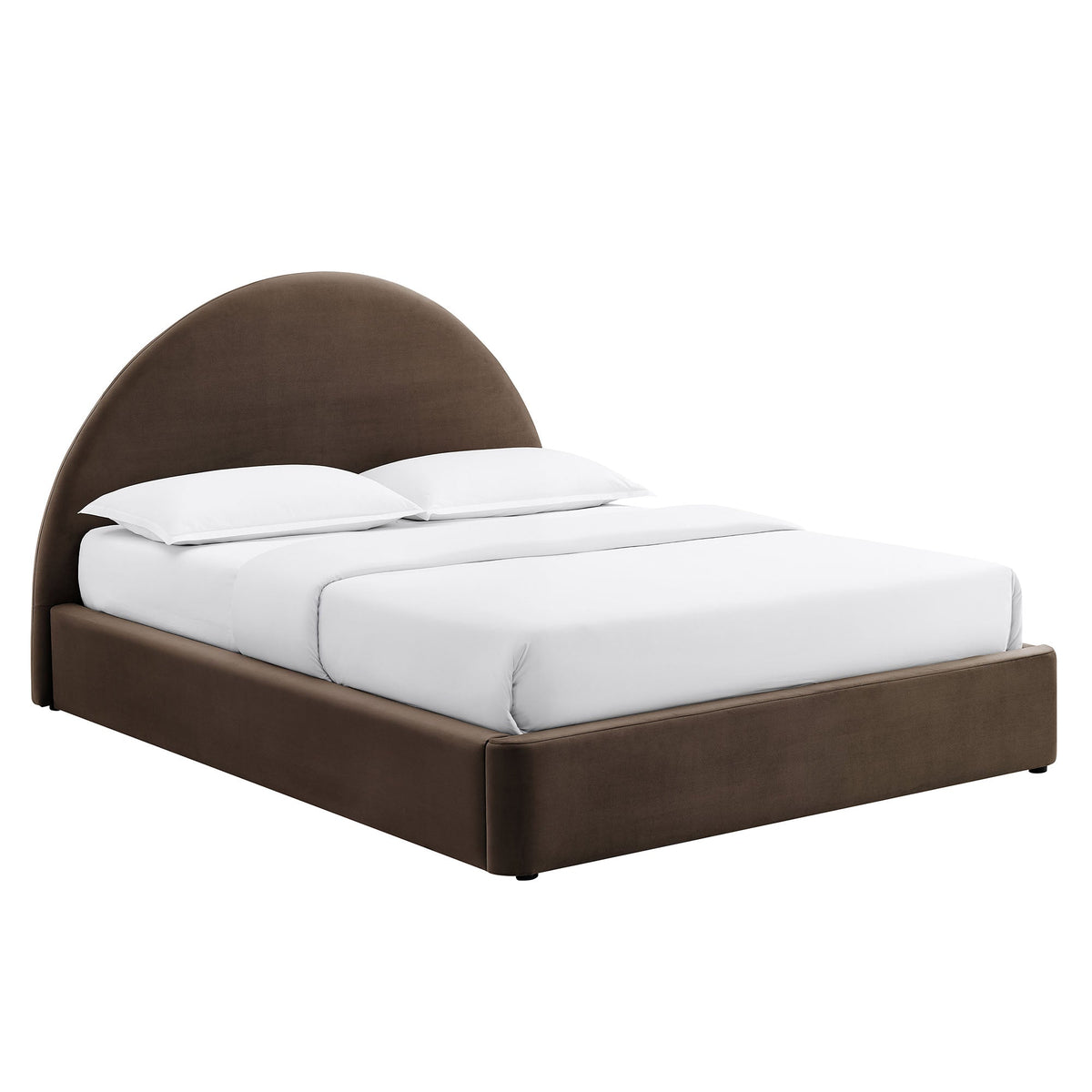 Resort King Arched Performance Velvet Storage Platform Bed Frame by Modway