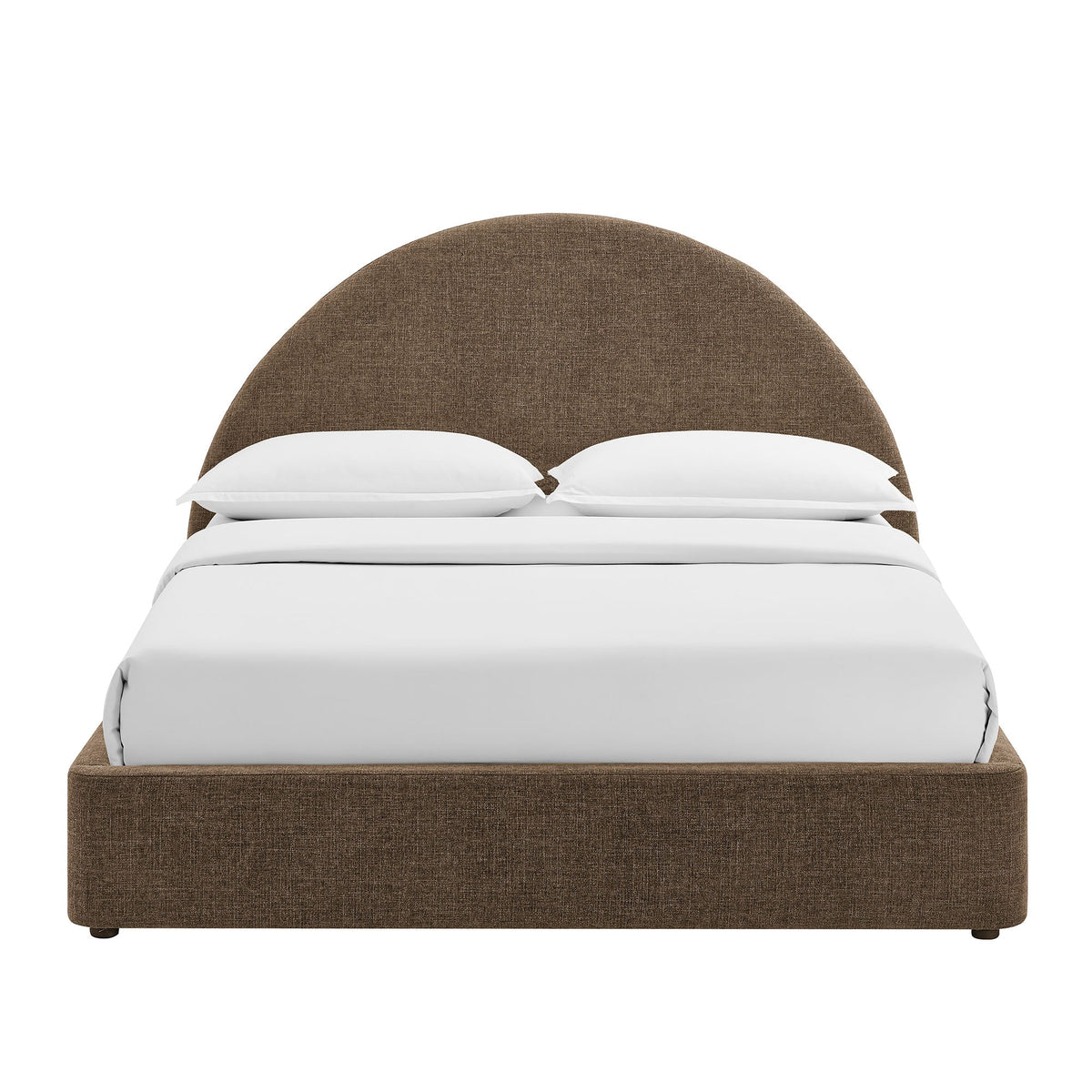 Resort King Arched Upholstered Fabric Storage Platform Bed Frame by Modway