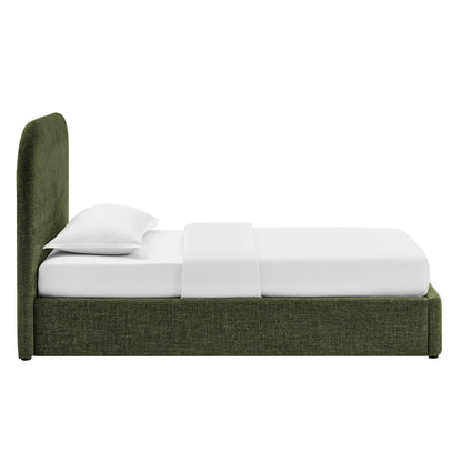 Keynote Twin Fabric Upholstered Storage Platform Bed Frame by Modway