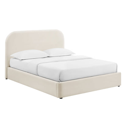 Keynote Full Performance Velvet Storage Platform Bed Frame by Modway