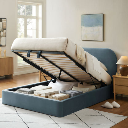 Keynote Full Performance Velvet Storage Platform Bed Frame by Modway