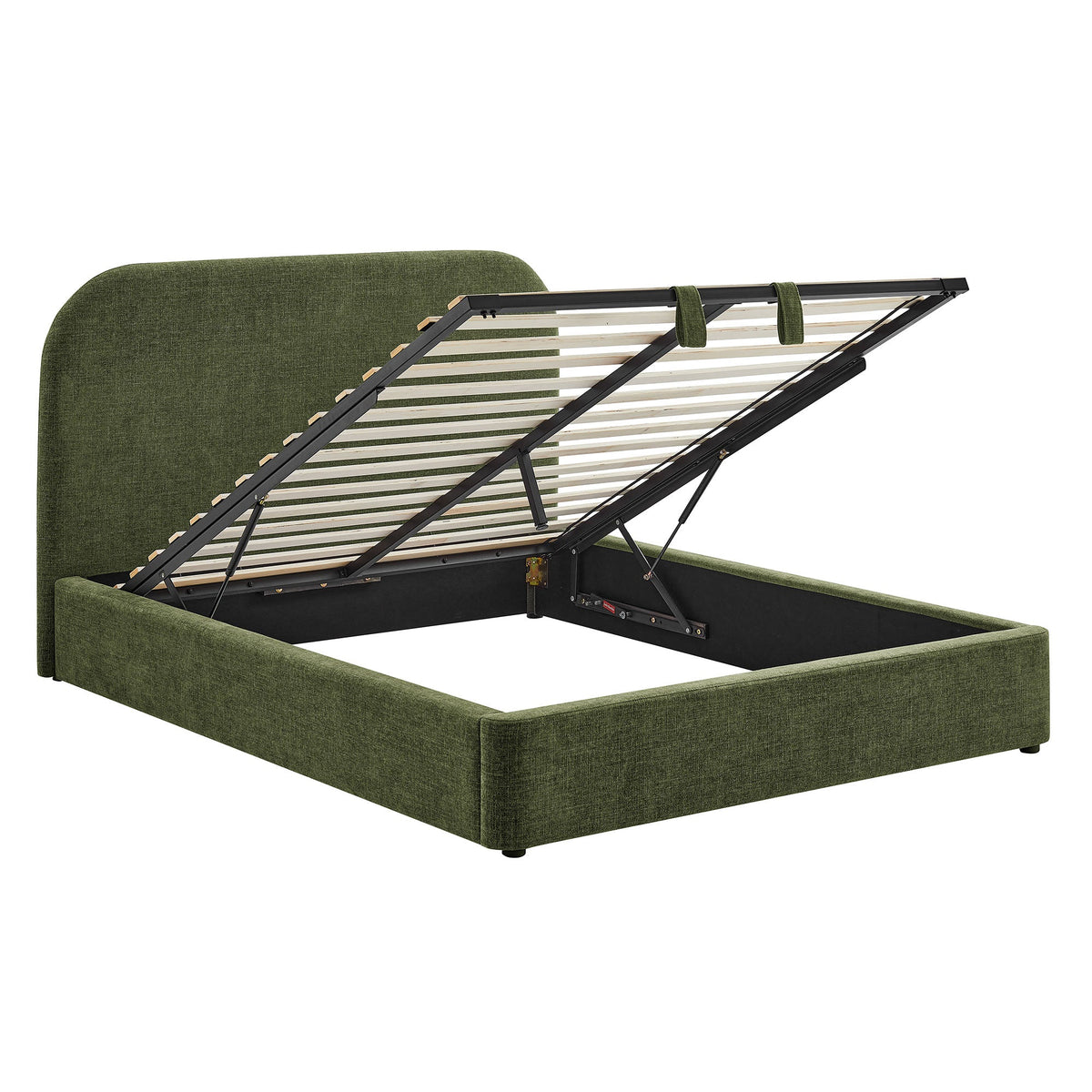 Keynote Full Fabric Upholstered Storage Platform Bed Frame by Modway