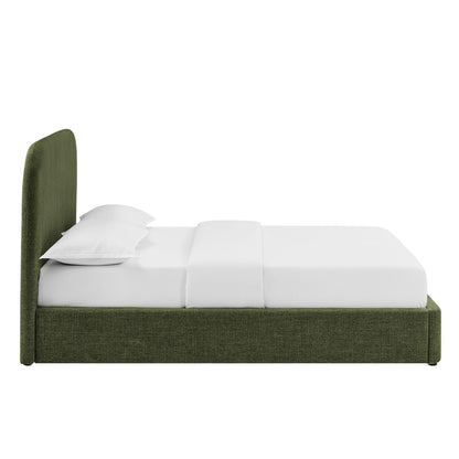 Keynote Full Fabric Upholstered Storage Platform Bed Frame by Modway