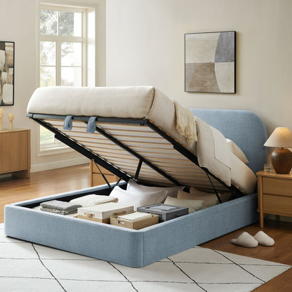 Keynote Full Fabric Upholstered Storage Platform Bed Frame by Modway