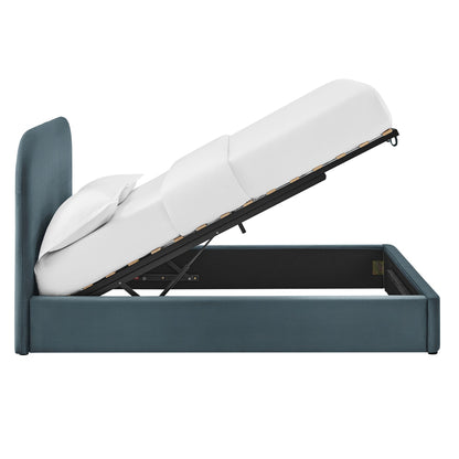 Keynote Queen Performance Velvet Storage Platform Bed Frame by Modway