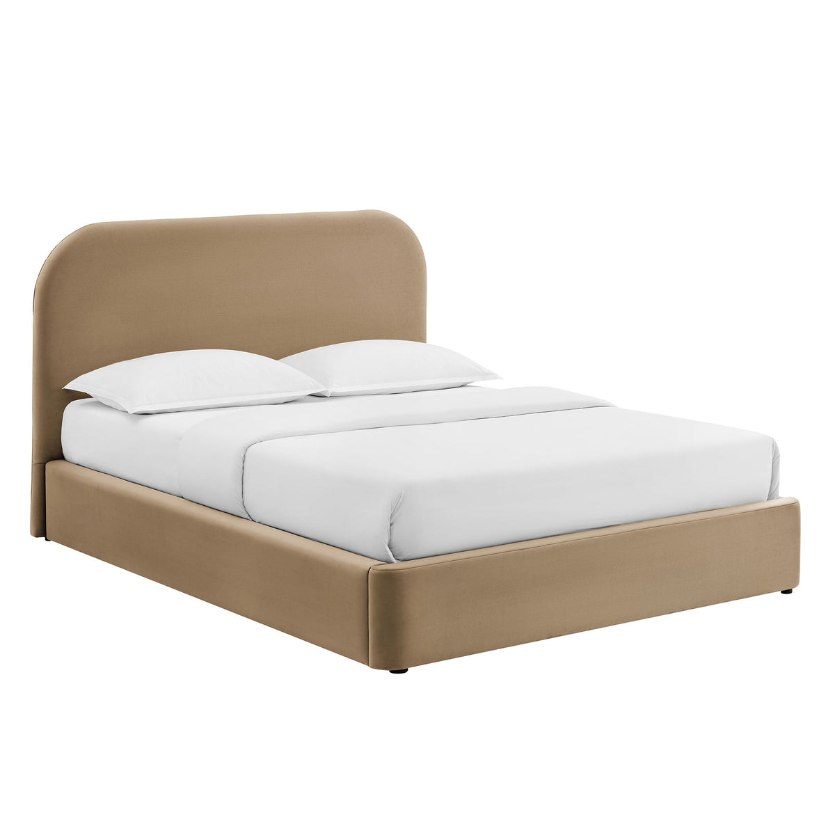 Keynote Queen Performance Velvet Storage Platform Bed Frame by Modway