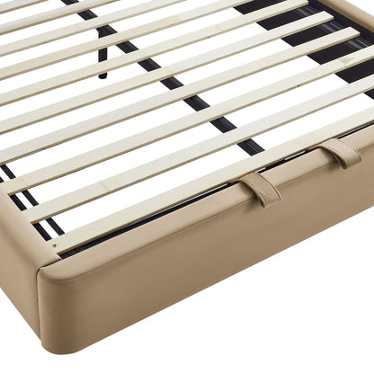 Keynote Queen Performance Velvet Storage Platform Bed Frame by Modway