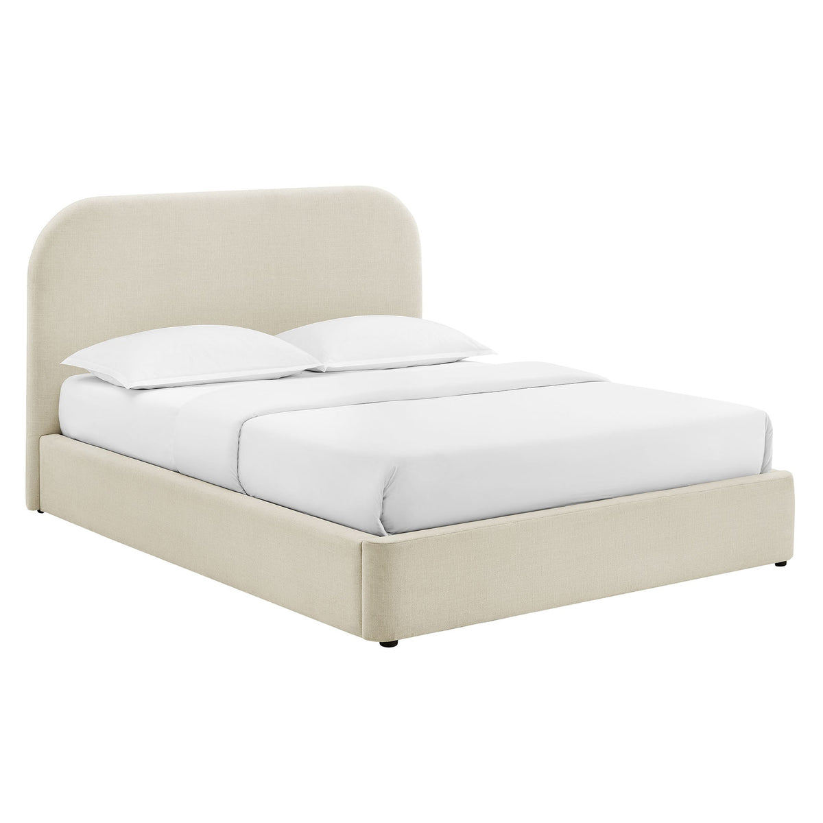 Keynote Queen Fabric Upholstered Storage Platform Bed Frame by Modway