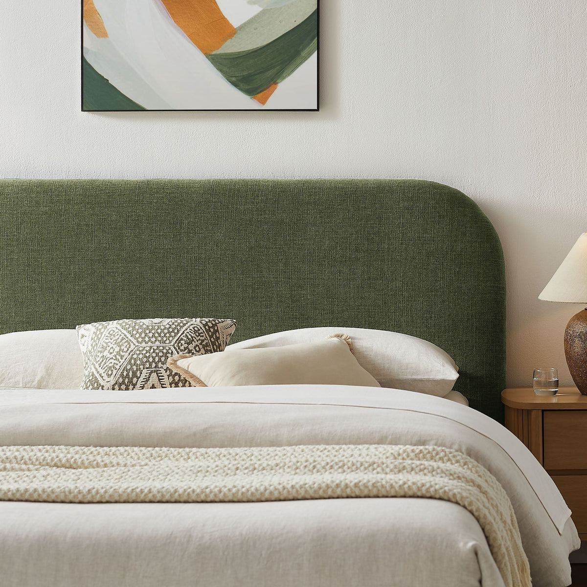 Keynote Queen Fabric Upholstered Storage Platform Bed Frame by Modway