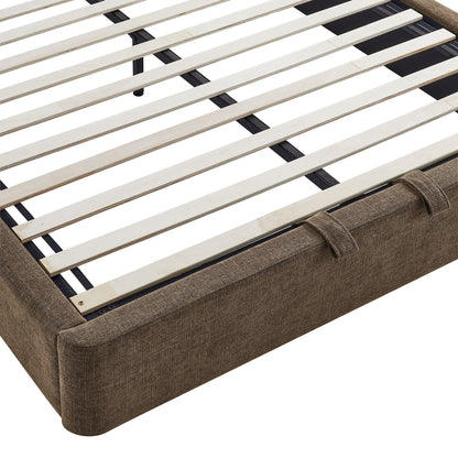 Keynote Queen Fabric Upholstered Storage Platform Bed Frame by Modway