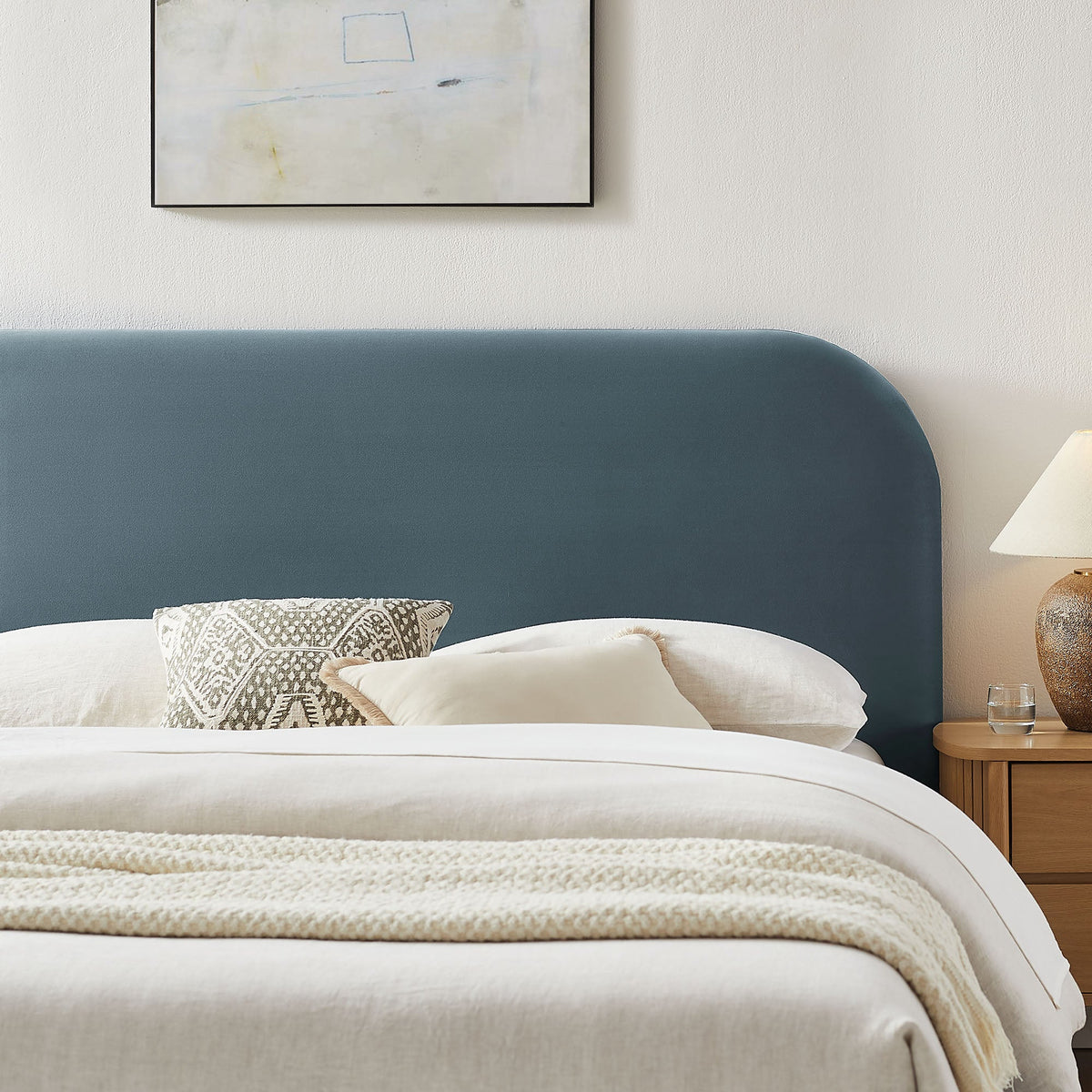 Keynote King Performance Velvet Storage Platform Bed Frame by Modway