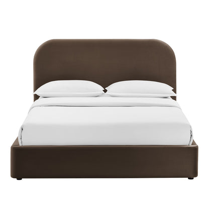 Keynote King Performance Velvet Storage Platform Bed Frame by Modway