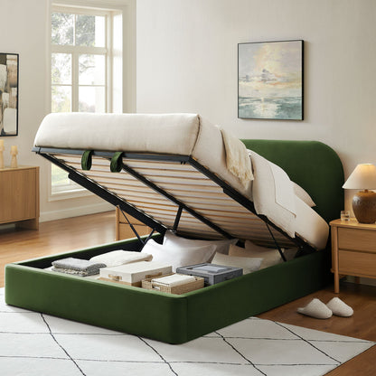 Keynote King Performance Velvet Storage Platform Bed Frame by Modway