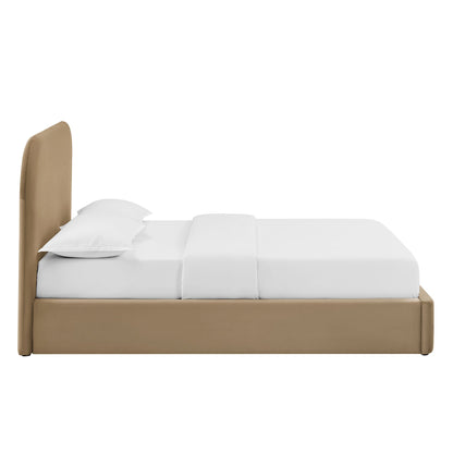 Keynote King Performance Velvet Storage Platform Bed Frame by Modway