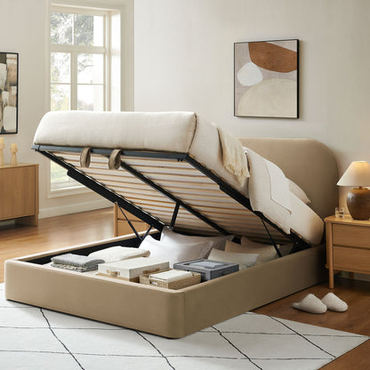 Keynote King Performance Velvet Storage Platform Bed Frame by Modway